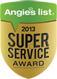 Angies List super service award winner 2013